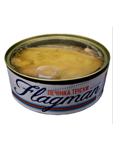 Flagman Печінка тріски ж/б 230г