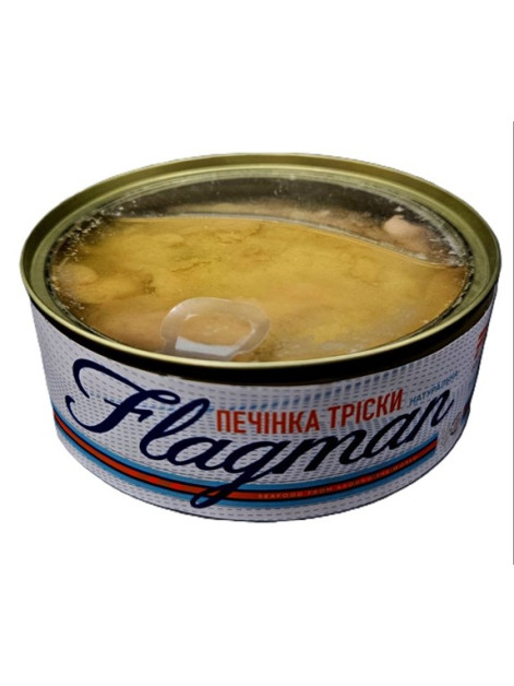 Flagman Печінка тріски ж/б 230г