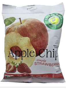 Gadz Яблучні чіпси з полуницею 40г