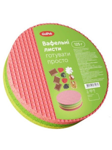 Gol Pek Вафельний Лист білий / кольоровий 125г