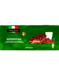 GustoBello Merendina Шоколадні бісквіти 350г