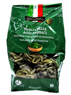 GustoBello Макарони Таглітелі зі шпинатом 500г