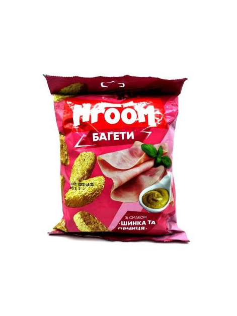 Hroom Сухарики багетні з смаками 100г