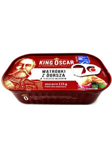 King Oscar Печінка тріски у в/с 115г