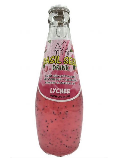 Mi-mi Напій з насіннням базиліку с/б 290мл