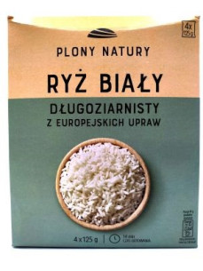 Plony Natury Рис білий довгозернистий європ. 4*125г