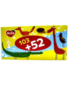 Ruta серветки 155шт дит. 2 шар. пенал
