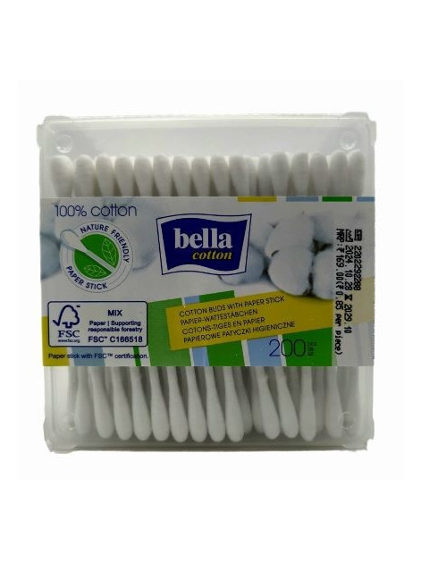 Ватні палички Белла 200шт