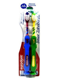 Зубна щітка дитяча Eurodont 2*1шт