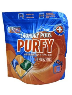 Капсули для прання Purfy 10шт