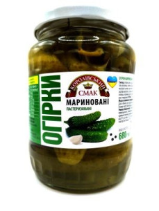 Кор. Смак Огірки консервовані с/б 650г