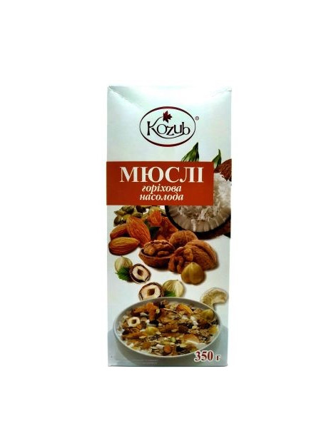 Мюслі Козуб Горіхова насол 350гр