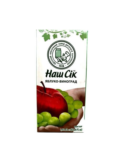 Наш сік ябл-виноградний 1,93л