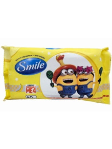 Серветка волога Smile 40 шт