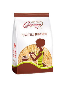Сквирянка Пластівці Вівсяні 400г