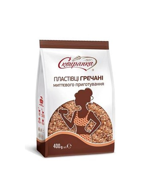 Сквирянка Пластівці гречані НПВ 400г