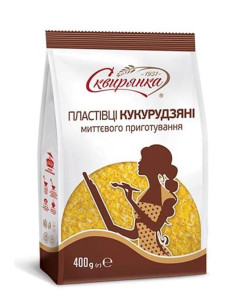 Сквирянка Пластівці Кукурудзяні НВП 400г