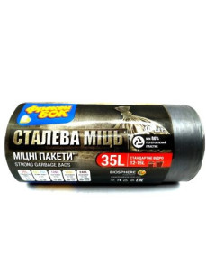 Сталева Міць Пакети для сміття 35л/40шт