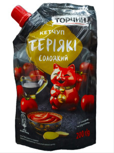Торчин Кетчуп Теріякі солодкий 200г