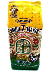 Хатинка Пластівці 7 злаків 400г
