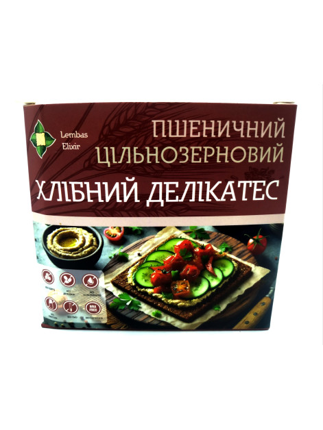 Хліб тривалого зберігання цільнозерновий 300гр
