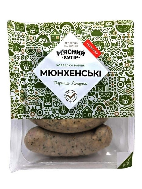 М'ясний хутір Ковбаски Мюнхенські вагові, кг