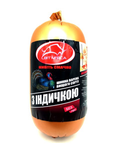 Закарпатські Ковбаси Шинка з індичкою батон