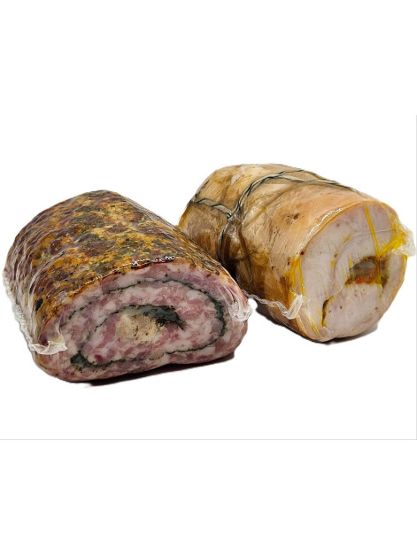 Рогатин Мясний рулет в асорт., кг