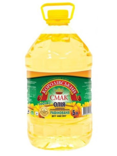 Кор. Смак Олія рафінована 5л