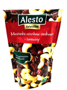 Alesto Мікс горішків з журавлиною 200г