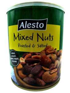 Alesto Суміш горіхова солена ж/б 340г