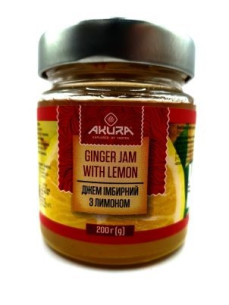 Akura Джем імбирний з лим. 200гр