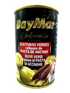 BayMar Оливки з анчоусом ж/б 300г