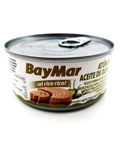 BayMar Тунець в оливковій олії, 160 г