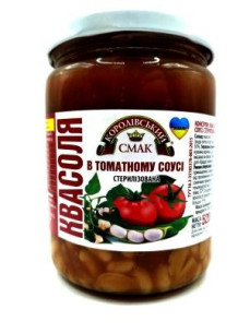 Квасоля ТМ К.С в том. соусі с/б 520гр