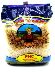 Наш Фермер Рис довгозернистий пропарений 900г