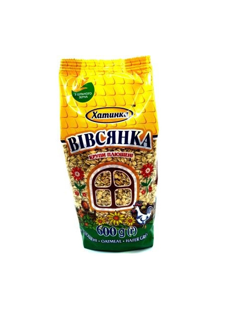Хатинка Вівсянка плющена 600г