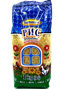 Хатинка Рис пропарений 1кг