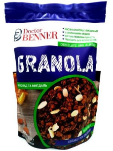 Doctor Benner Granola шоколад та мигдаль 300г
