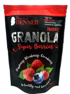Doctor Benner Honey Granola Super в асорт.300гр