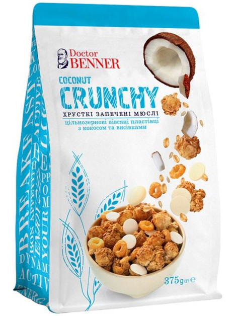 Doctor Benner Кранчі фруктові в асорт. 375г