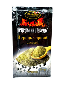 Любисток Пекельний Перець чорний мелений 20г