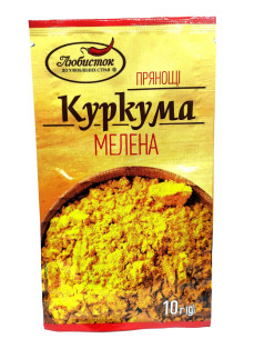 Любисток Приправа Куркума мелена 10г