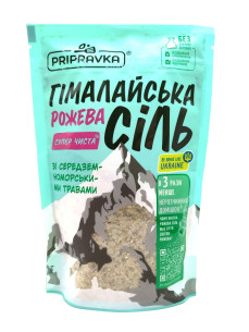 Pripravka Сіль Гімал. рож. з середземн. травами 200г