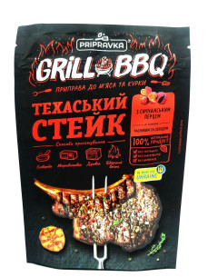 Приправа ТМ Приправка до м'яса та курки Техаський стейк 30гр