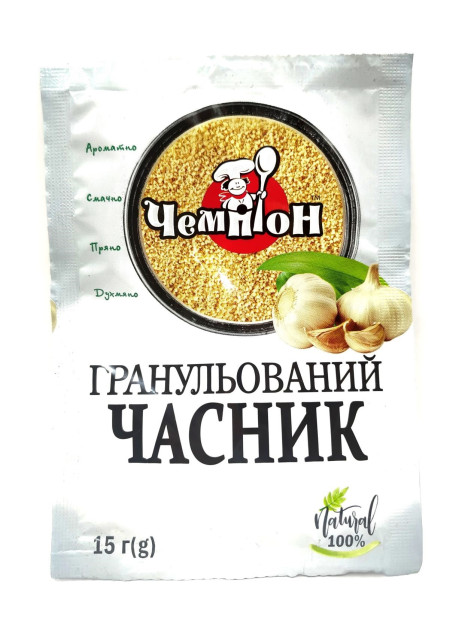 Чемпіон Приправа Часник гранульований 15г