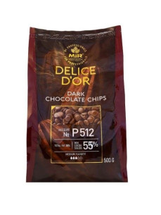 Шоколад Р512Delice D'OR чорний калети 500гр