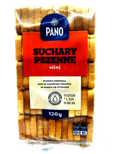 PANO Грінки пшеничні-міні 120г