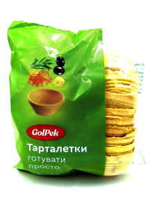 Тарталетка пісочна GolPek 0,60 грм ( 20 шт )