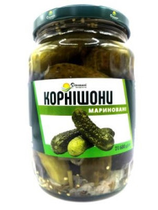 Домашні Продукти Корнішони мариновані 720мл